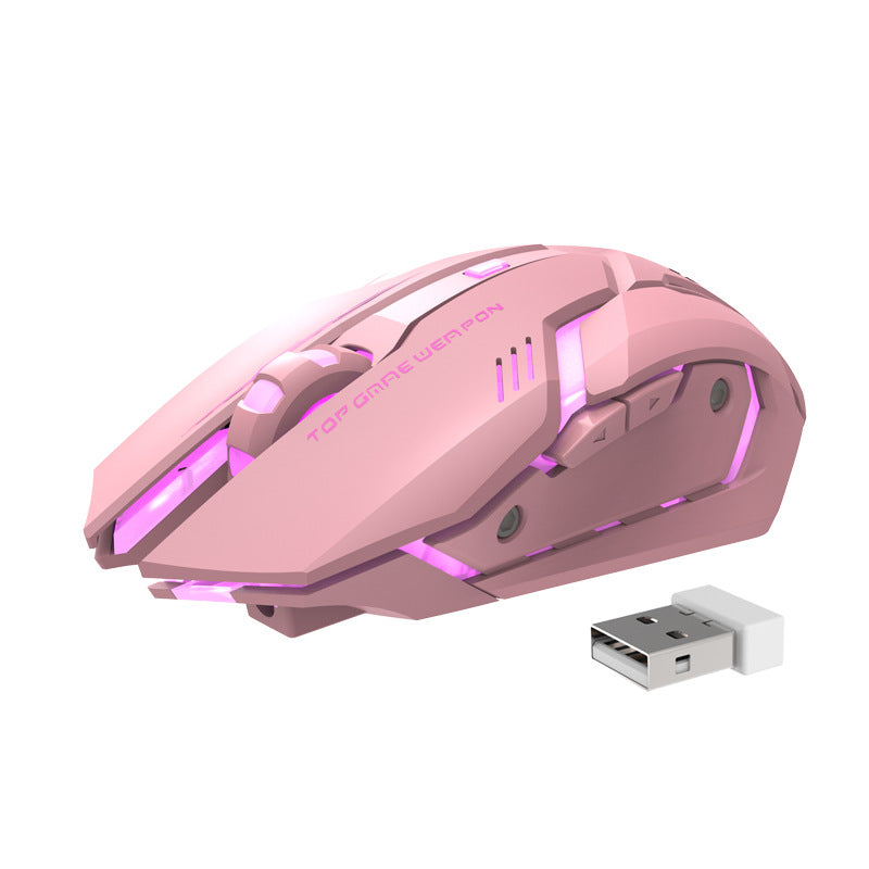 Wireless Charging Silent Gaming Mouse | RGB | T1