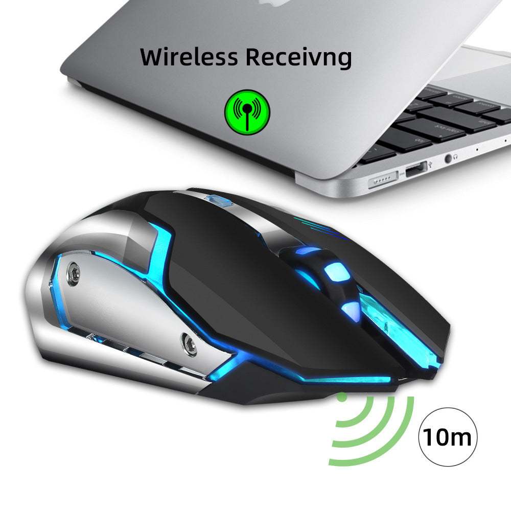 HXSJ Wireless Gaming Mouse | 2400 DPI | RGB Glow
