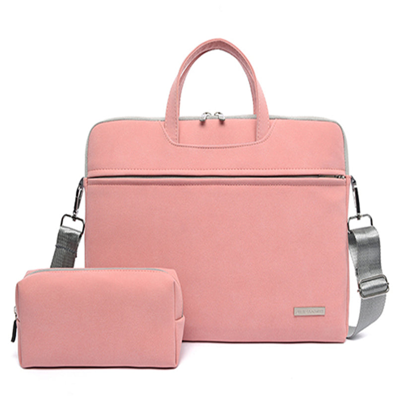 PU Leather Laptop Briefcase | 13–15.6 Inch | Men & Women