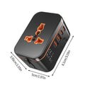 Universal Travel Adapter Worldwide Plug UK EU AU US With USB-C Port Fast Charger