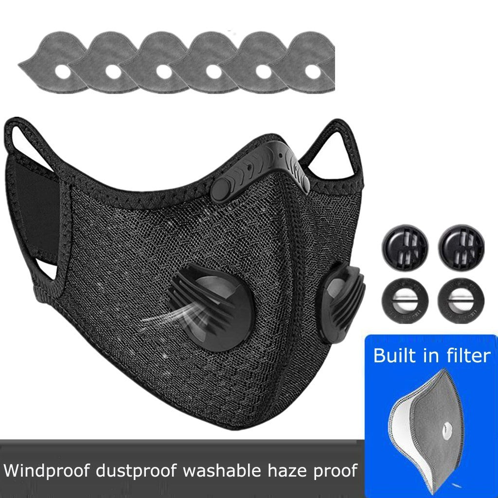 Sport Cycling Mask | Active Carbon Filter | Reusable