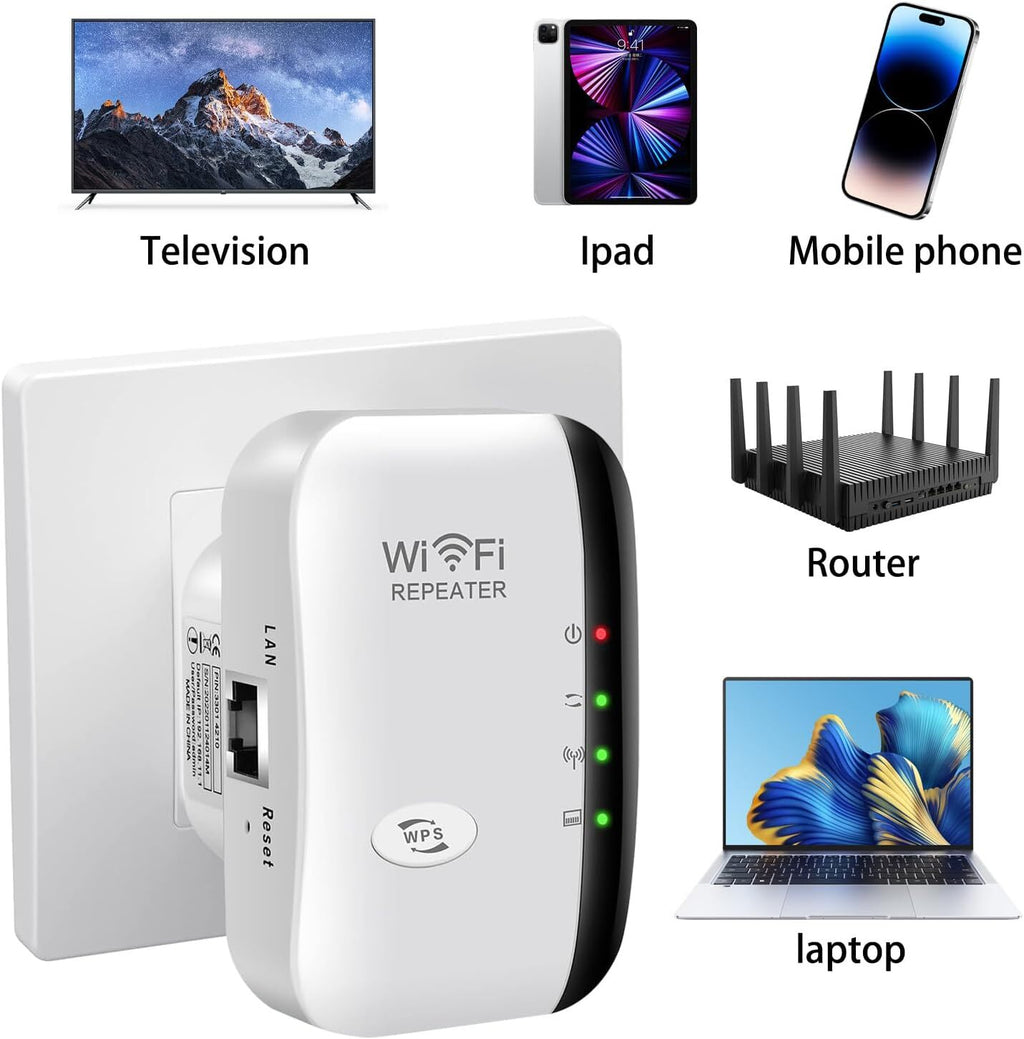 Wifi Repeater Wireless Signal Amplifier Extended Network Enhancer