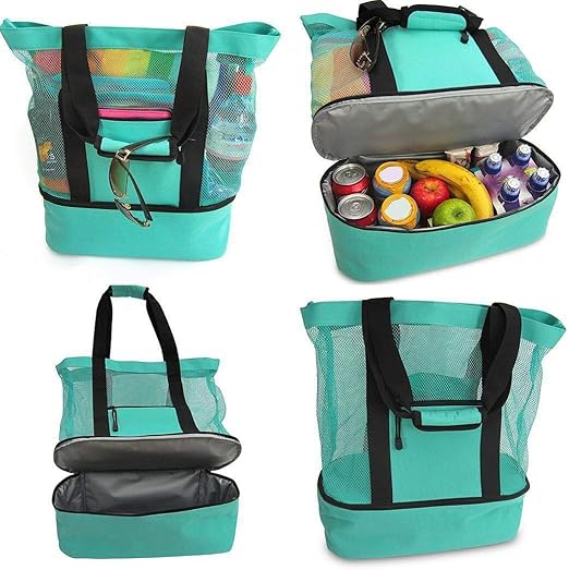 Waterproof Beach Bag With Cooler Compartment