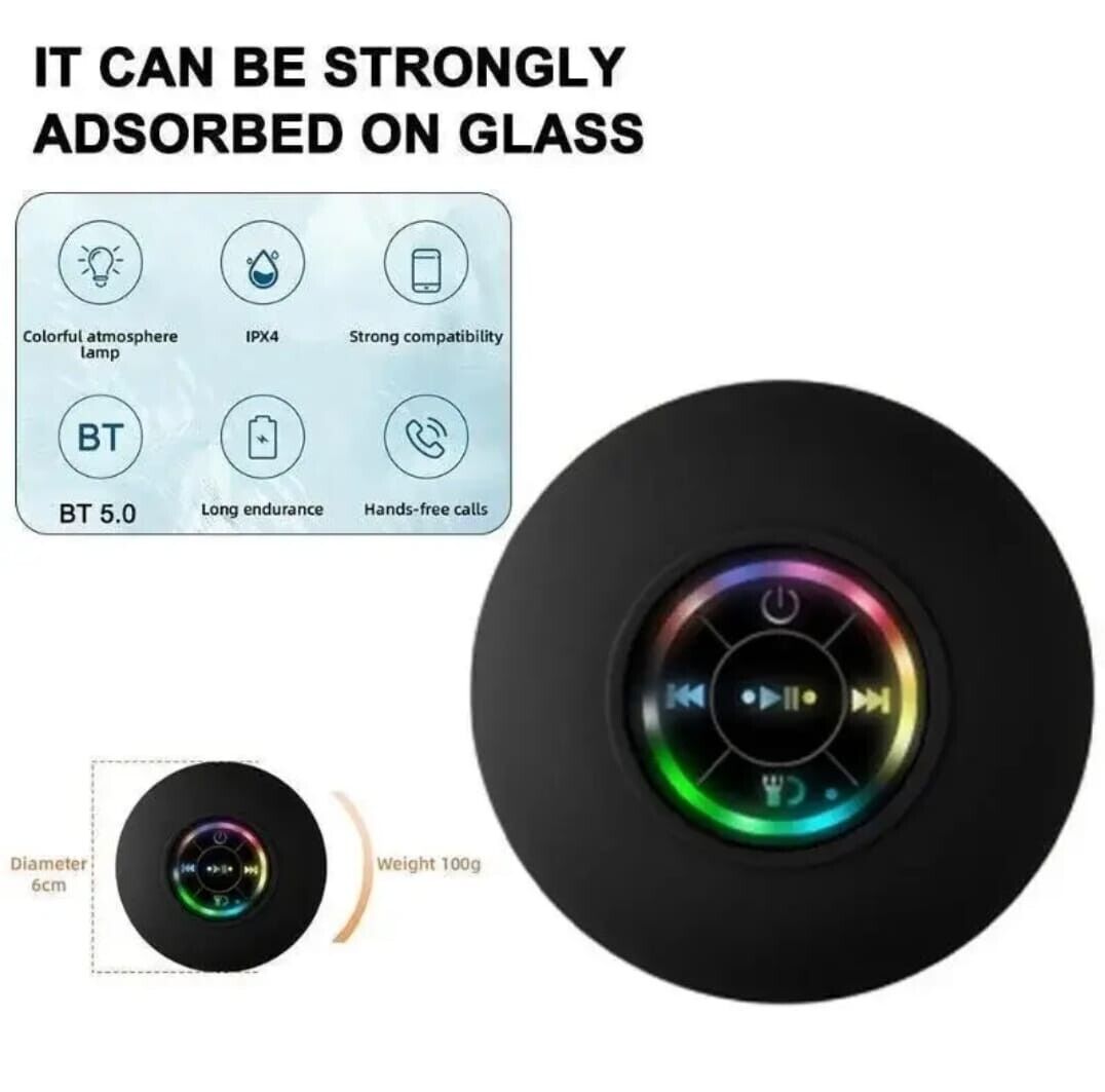 Waterproof Bluetooth Wireless Shower Speaker