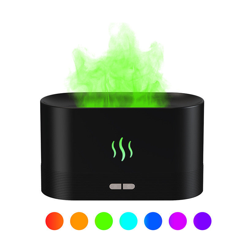 Flame Aroma Diffuser & Mist Humidifier | Auto-Off
