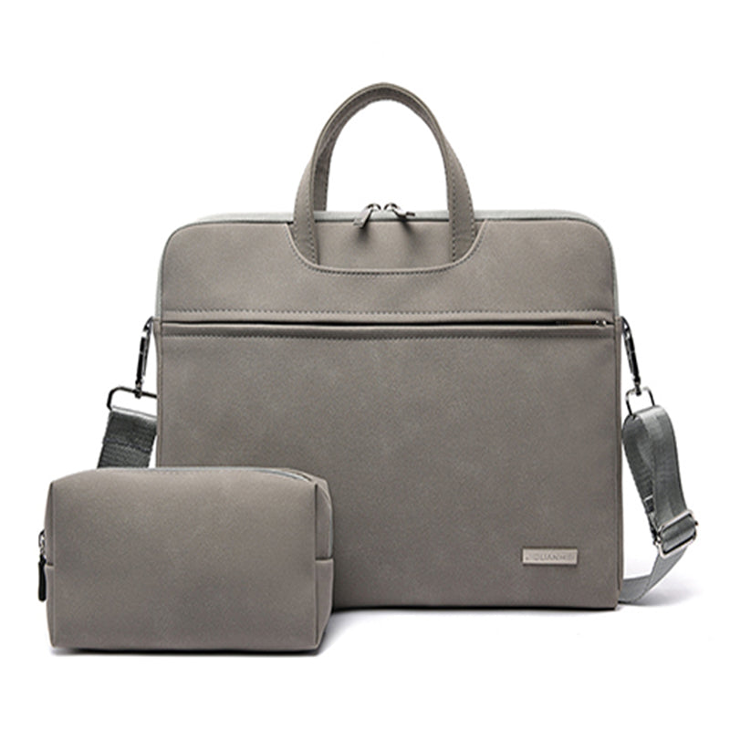 PU Leather Laptop Briefcase | 13–15.6 Inch | Men & Women