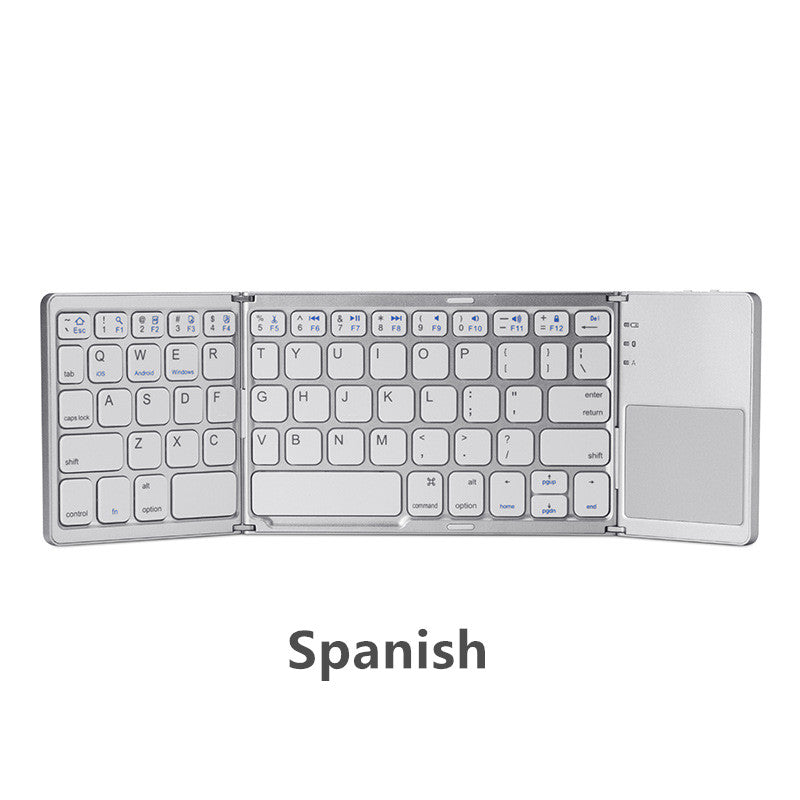 Ultra-Thin Folding Bluetooth Keyboard | Tablet & Phone