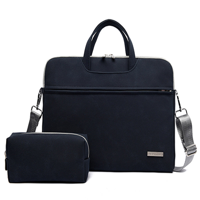PU Leather Laptop Briefcase | 13–15.6 Inch | Men & Women