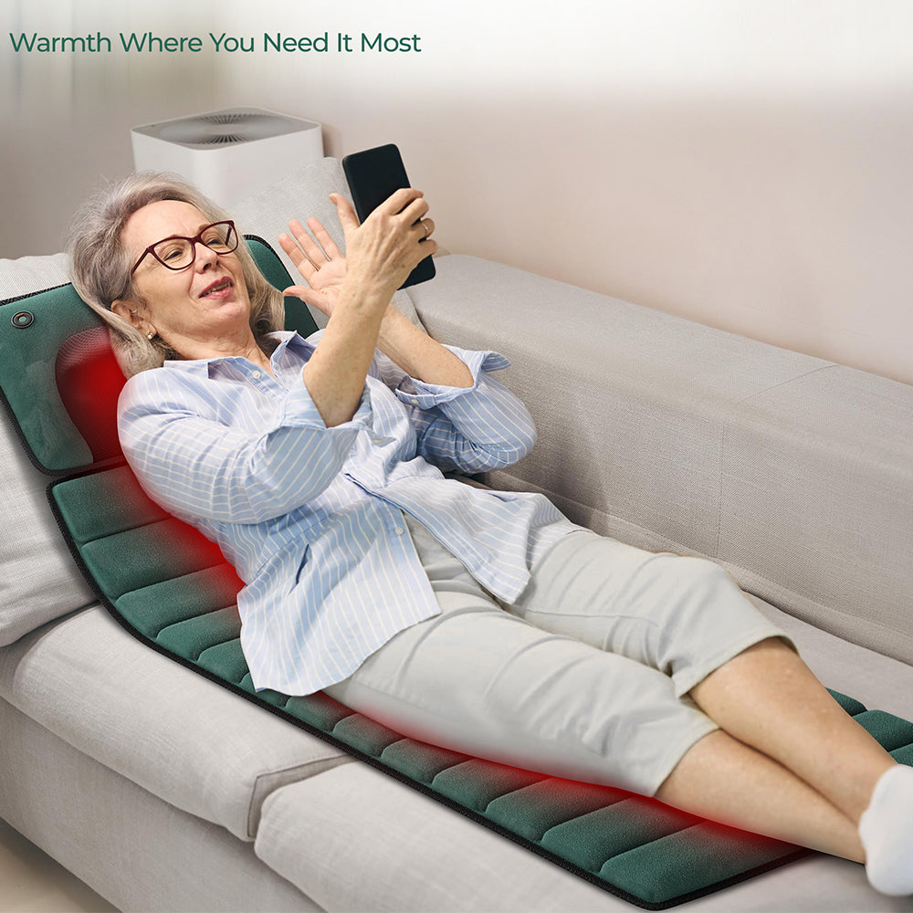 Neck Massage Pillow | Heat Therapy | Multi-Mode Remote