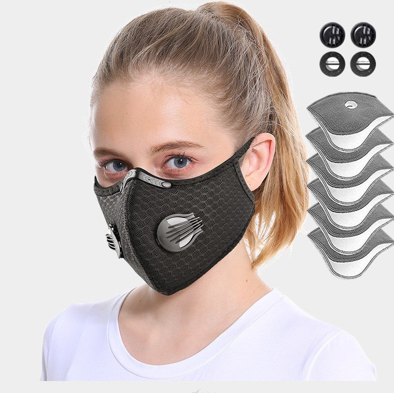 Sport Cycling Mask | Active Carbon Filter | Reusable