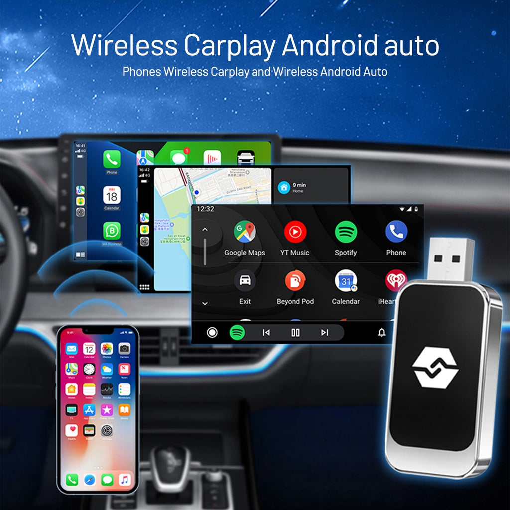 NEW USB Wireless CarPlay Adapter For Wireless Dongle Plug Play
