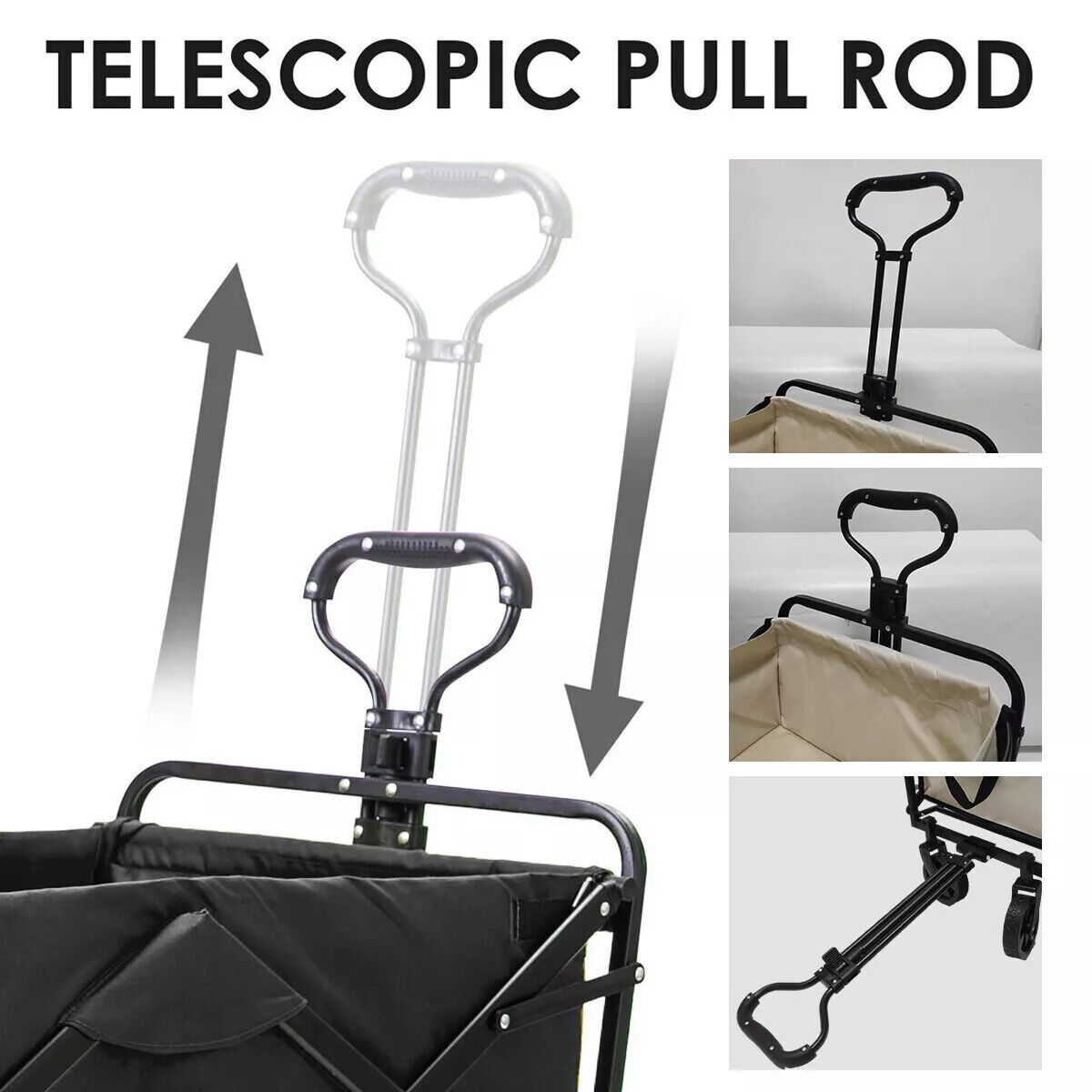 Large Foldable Outdoor Garden Beach Camping Trolley