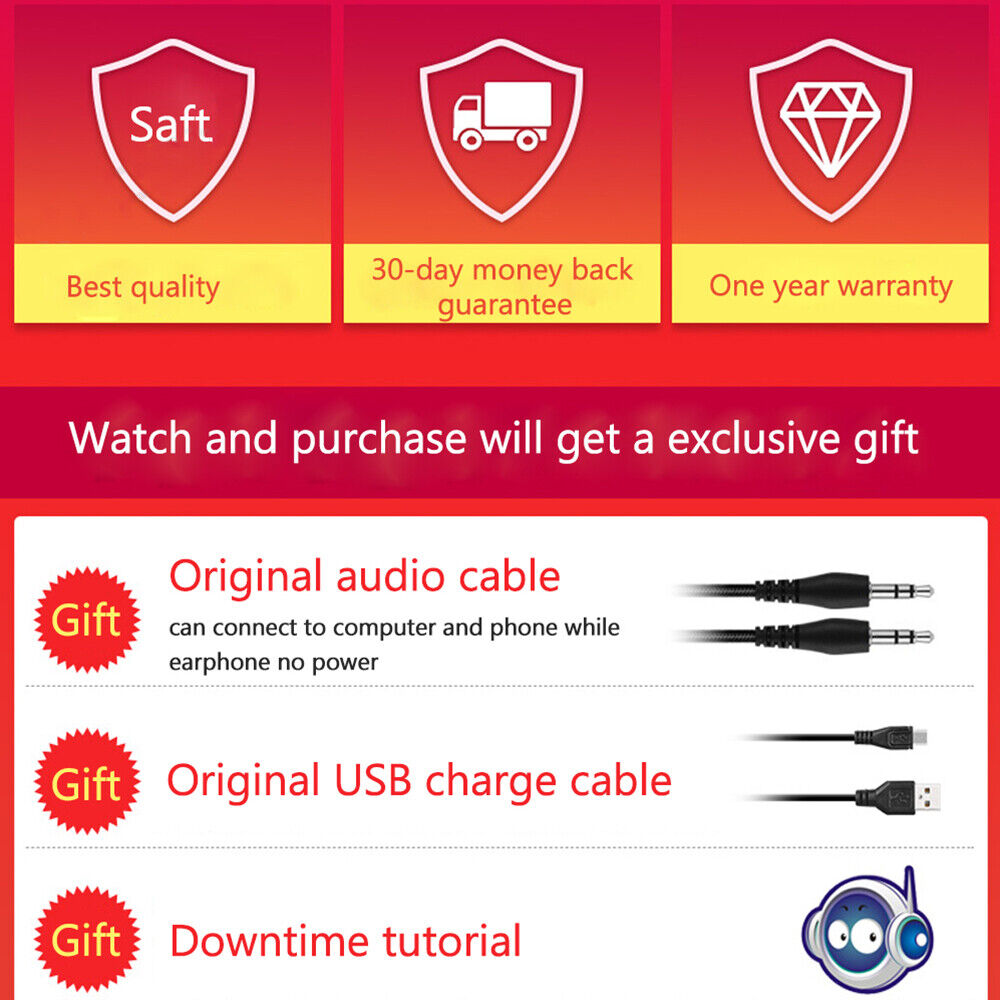 Wireless Bluetooth Headphones