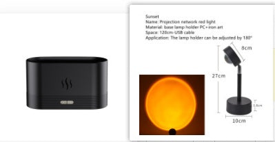 Flame Aroma Diffuser & Mist Humidifier | Auto-Off