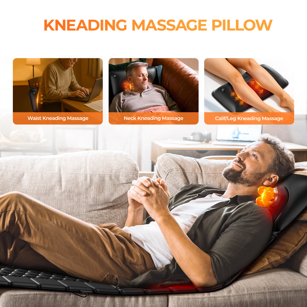 3-in-1 Smart Massager | Feet Neck Full Body | Heating