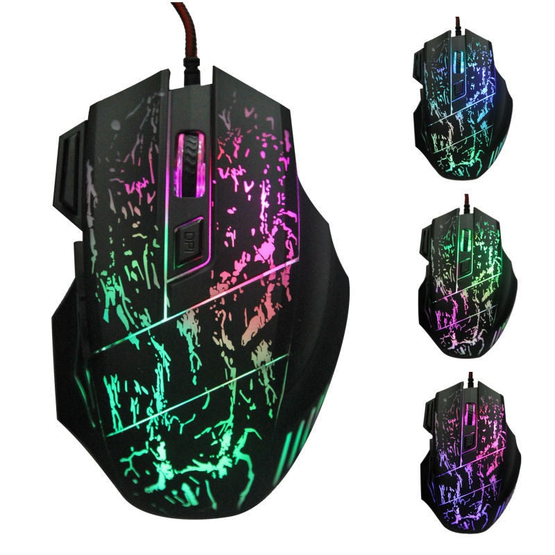 Computer Gaming Mouse | Transparent Design | Precision