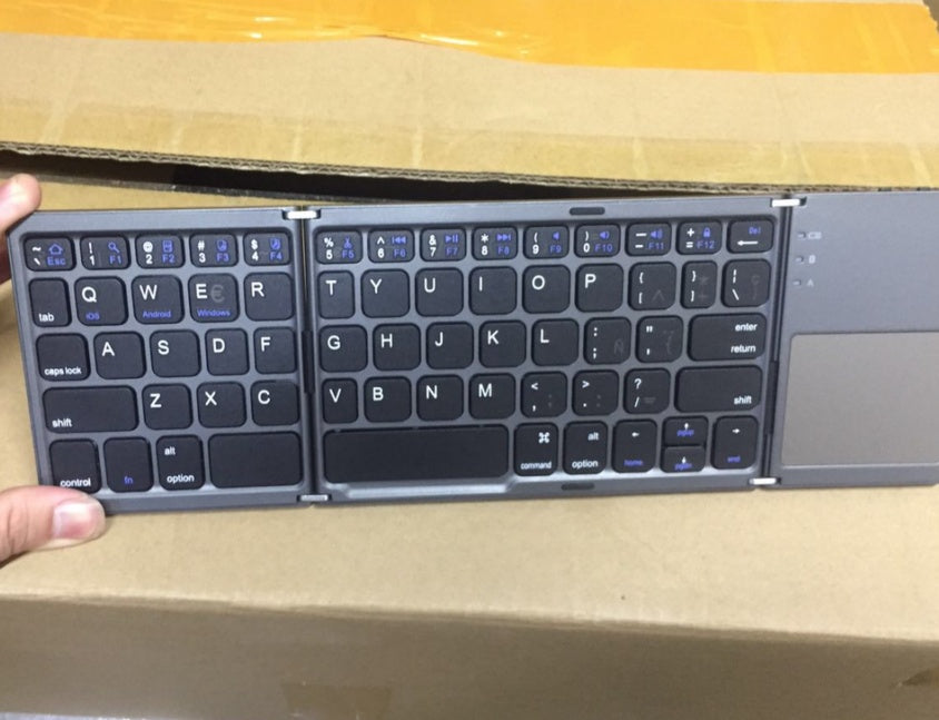 Ultra-Thin Folding Bluetooth Keyboard | Tablet & Phone