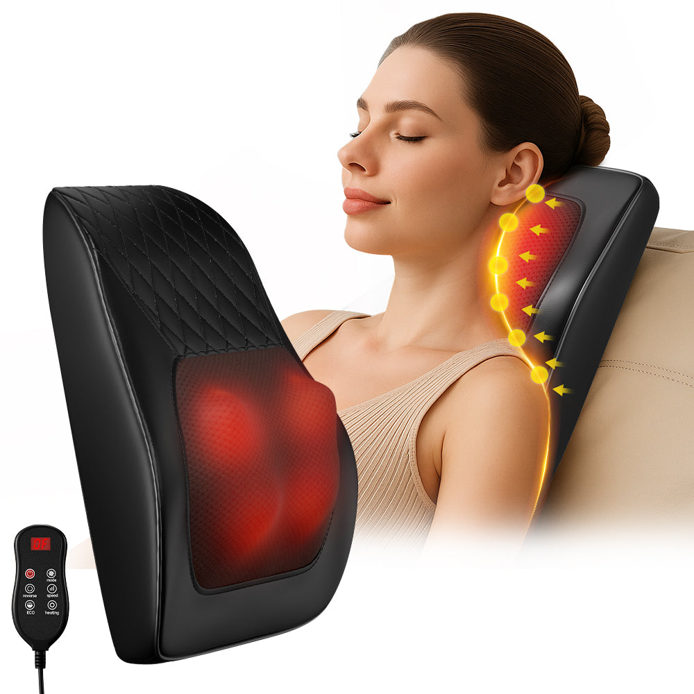 Shiatsu 3D Neck & Back Massage Pillow | Heat | Car & Home