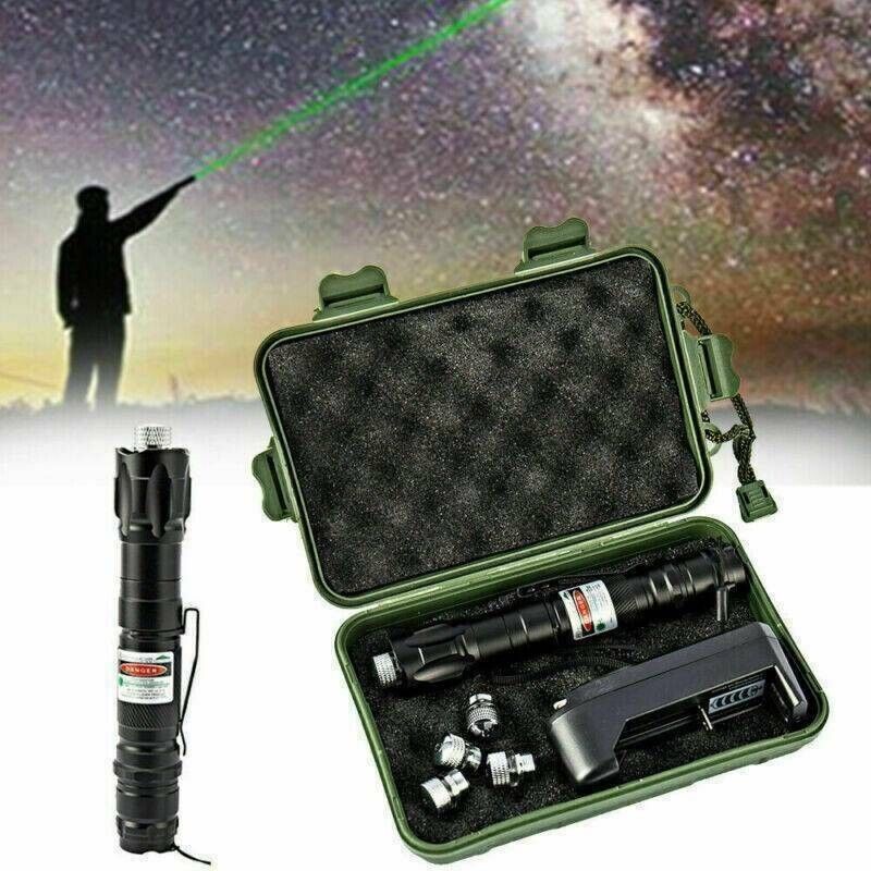 532NM Green Laser Pointer Pen Rechargable Visible Beam Torche 10 00Meters