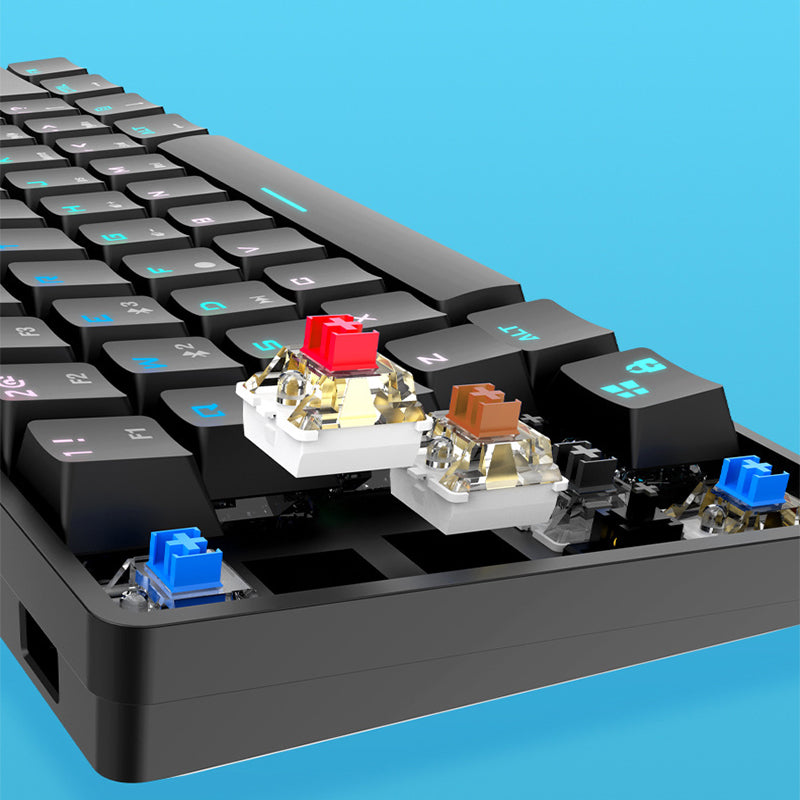 Wireless Bluetooth Mechanical Keyboard | Colourful PBT Keycaps