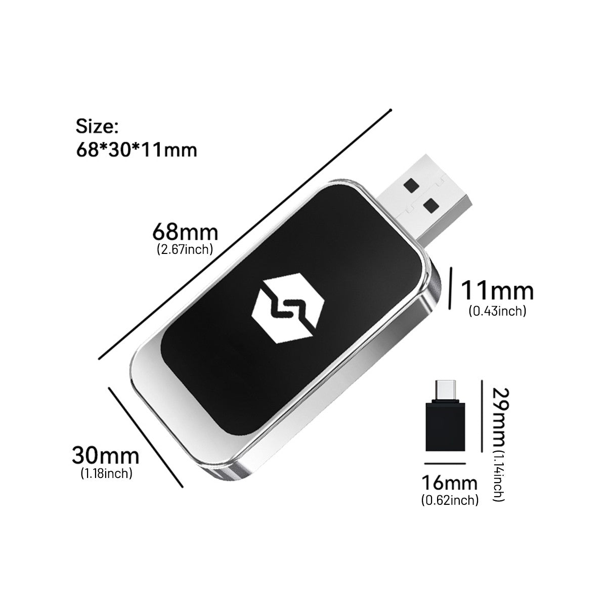 NEW USB Wireless CarPlay Adapter For Wireless Dongle Plug Play