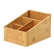 Desktop Storage Box | Multi-Compartment | Bamboo