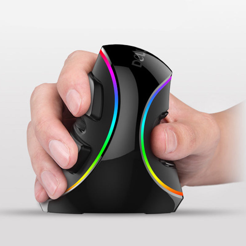 Vertical Ergonomic RGB Mouse | Anti-RSI | Wired