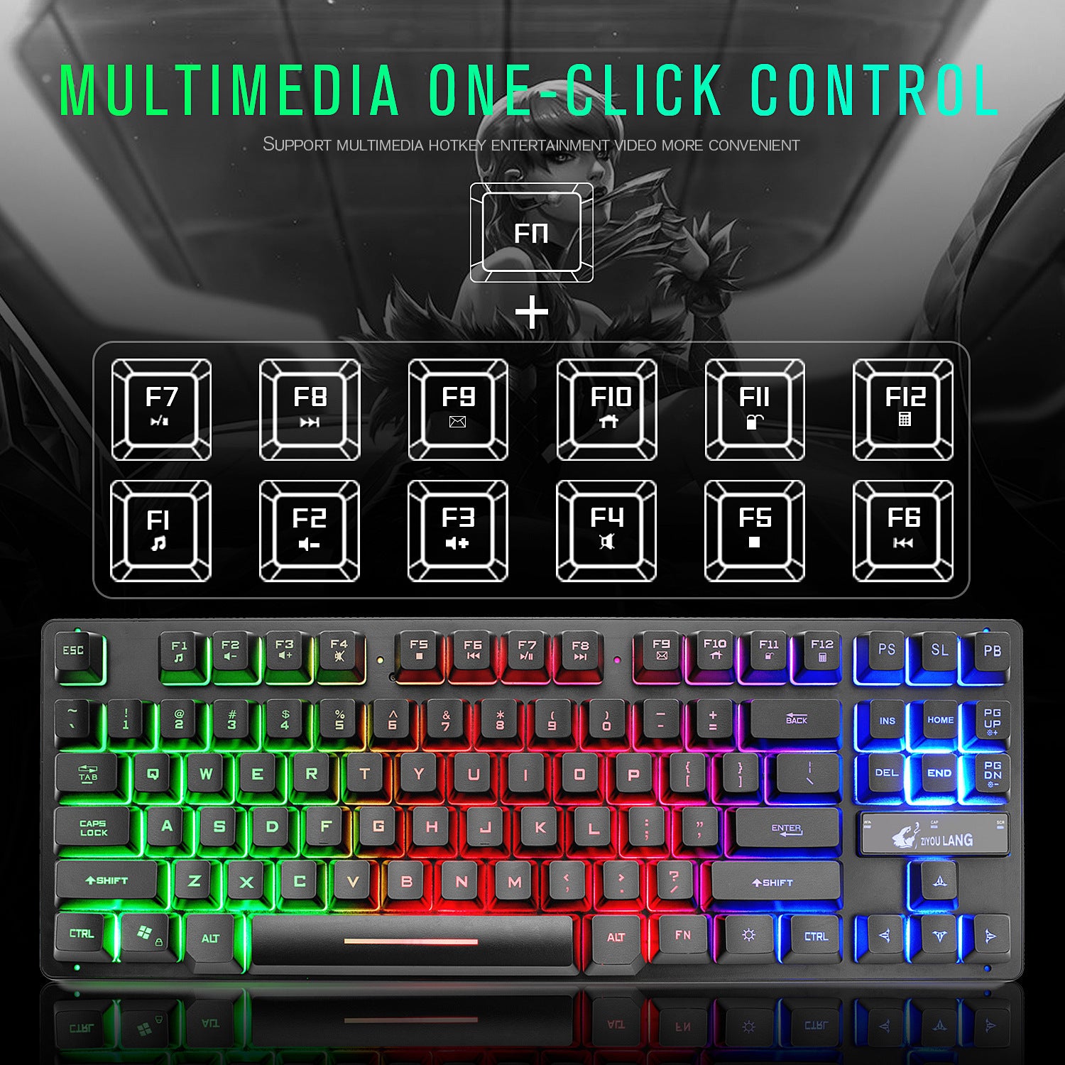 Gaming Mechanical Keyboard | Notebook & PC | RGB