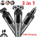 Men's Rotary Electric Shaver | Wet & Dry | Cordless