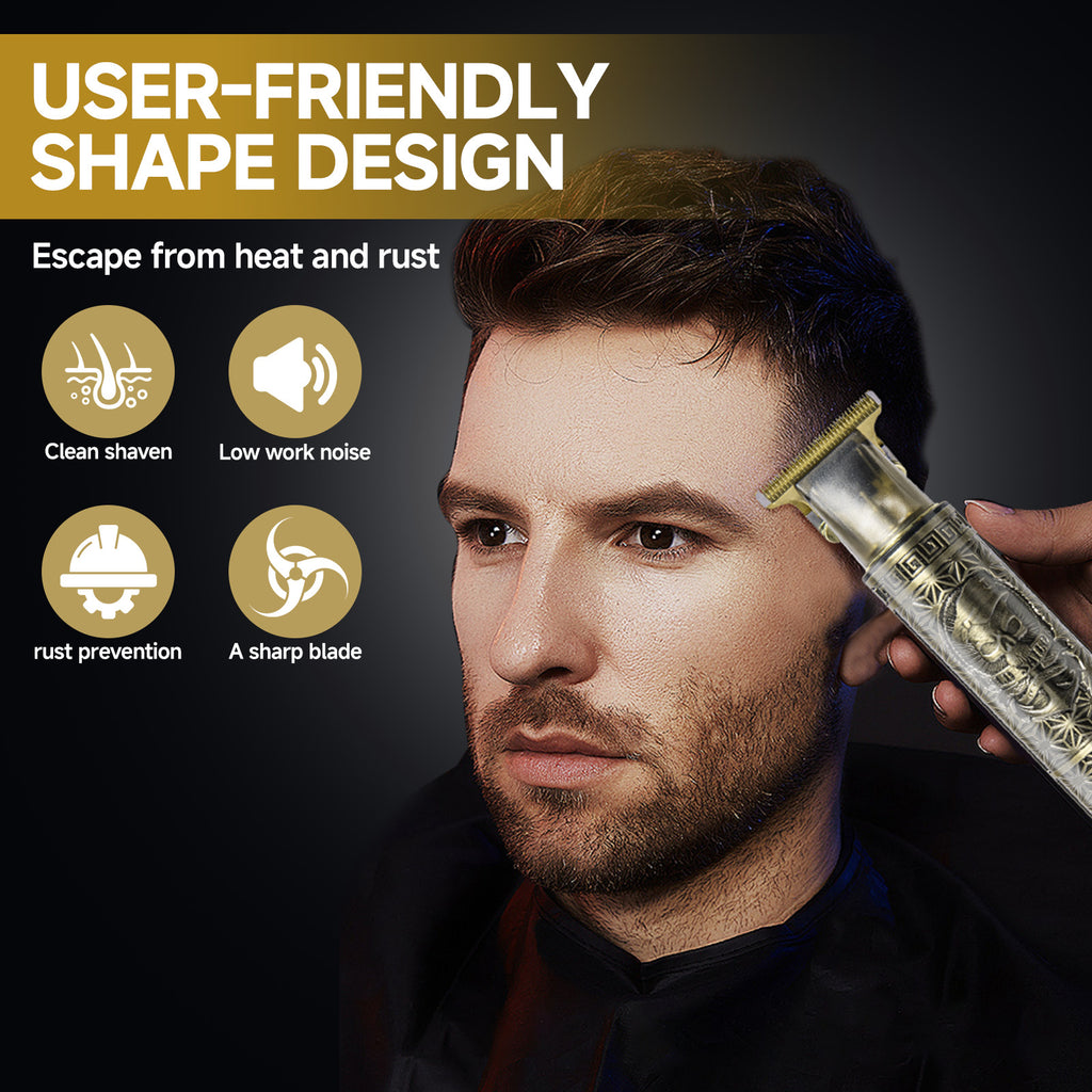 Professional Cordless Hair Clippers & Beard Trimmer