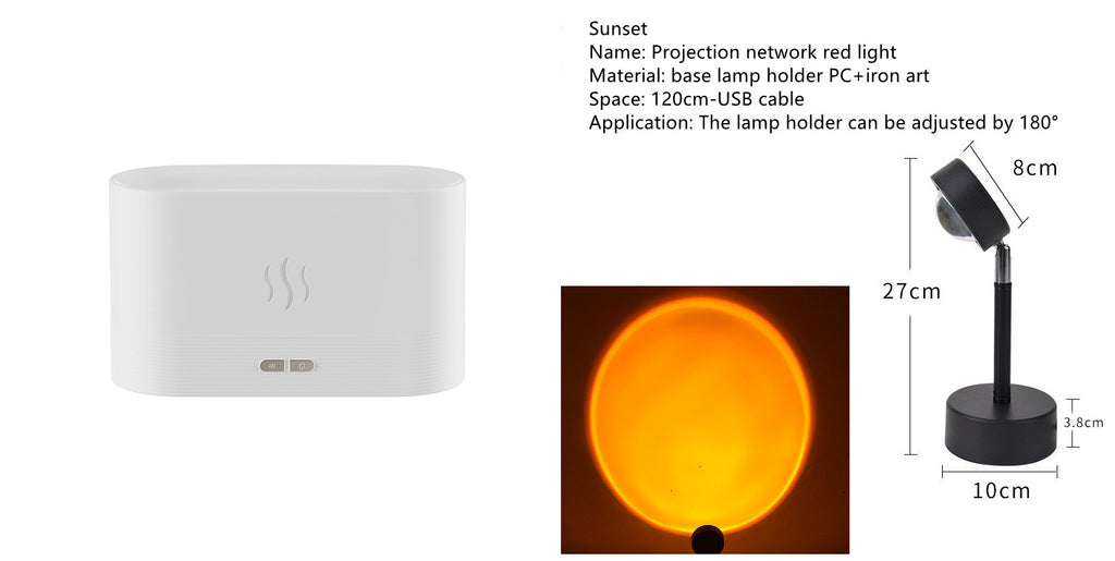 Flame Aroma Diffuser & Mist Humidifier | Auto-Off