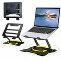 360° Rotating Laptop Stand — Foldable Ergonomic Riser