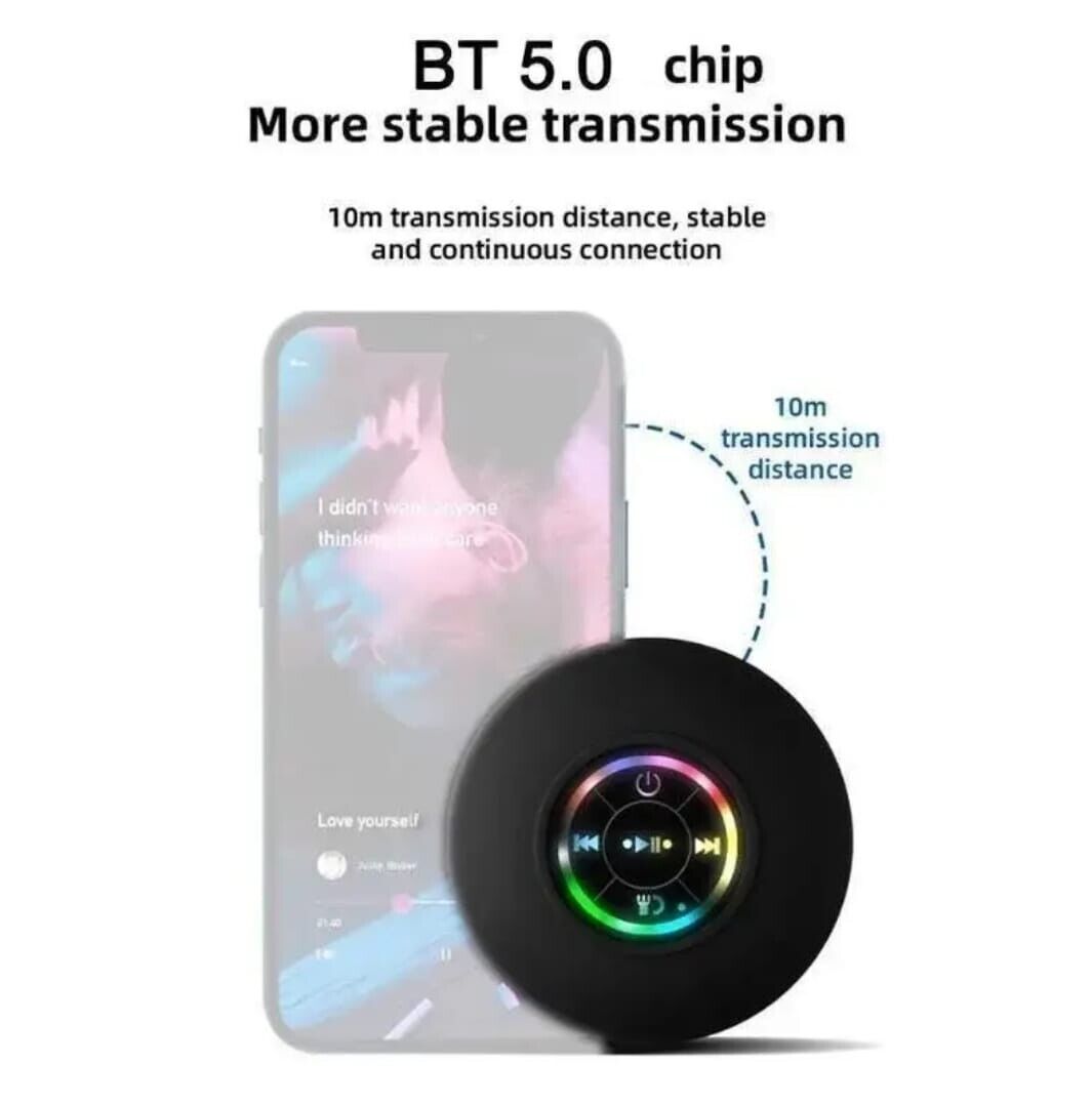 Waterproof Bluetooth Wireless Shower Speaker