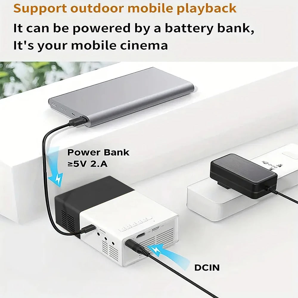 Portable Wired Projector Mobile Phone