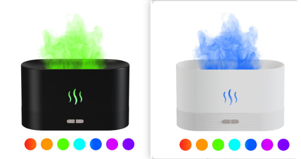 Flame Aroma Diffuser & Mist Humidifier | Auto-Off