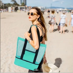 Waterproof Beach Bag With Cooler Compartment