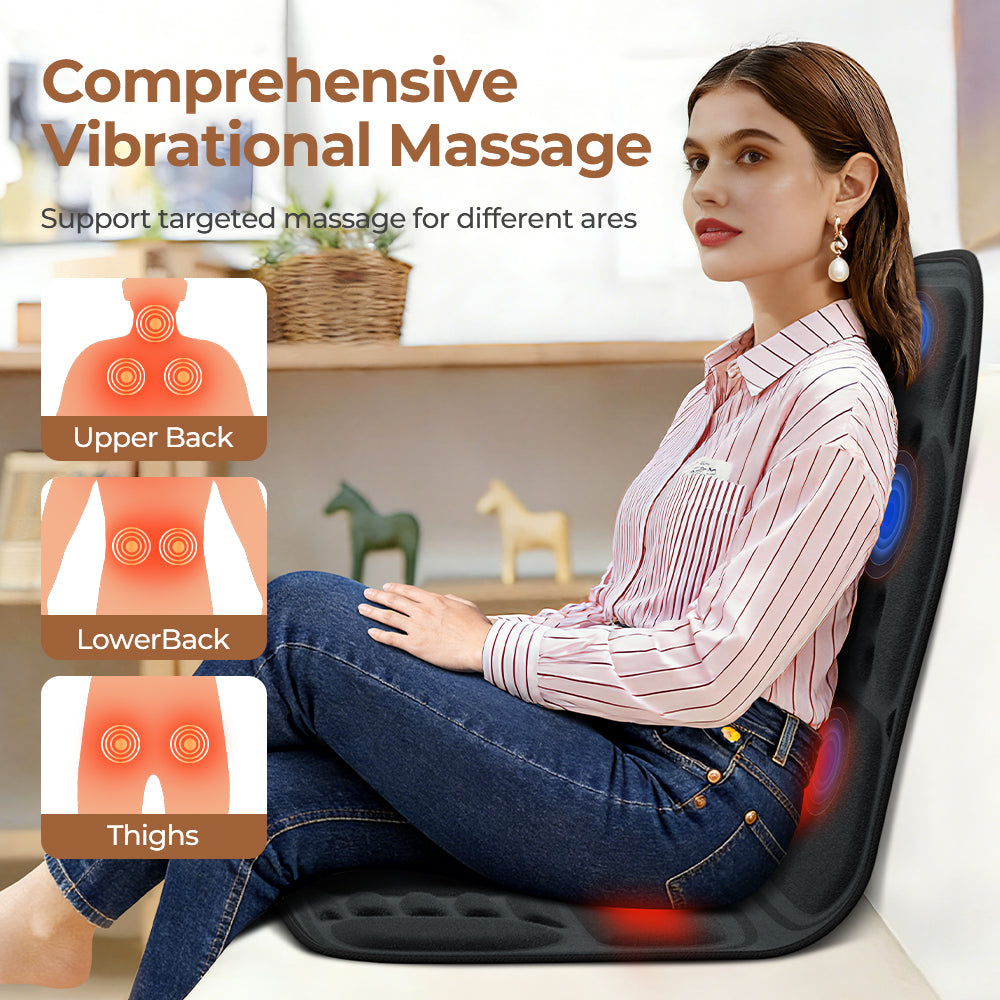 2025 Massage Cushion | 9 Modes | Heat & Kneading