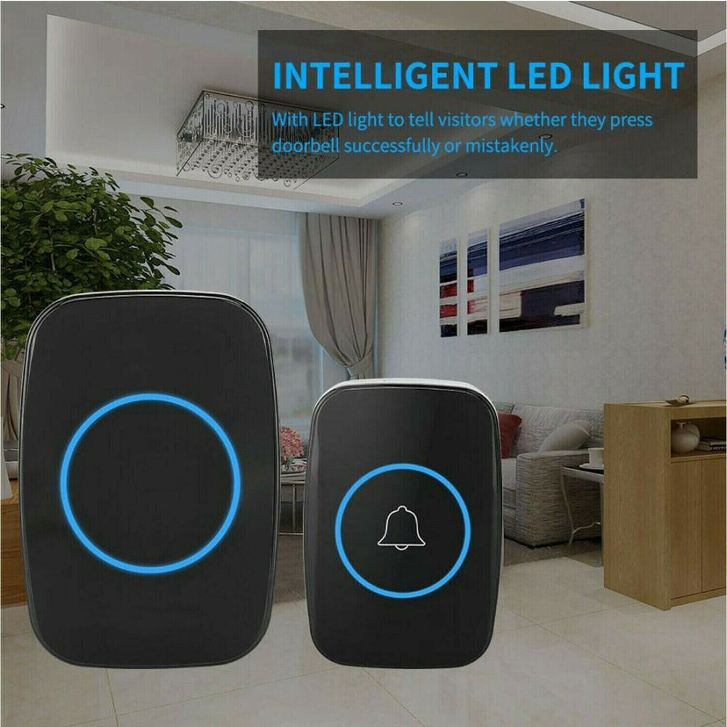 Style A Wireless Doorbell | 58 Ringtones | IP55 Waterproof