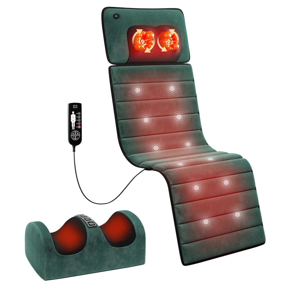 Neck Massage Pillow | Heat Therapy | Multi-Mode Remote