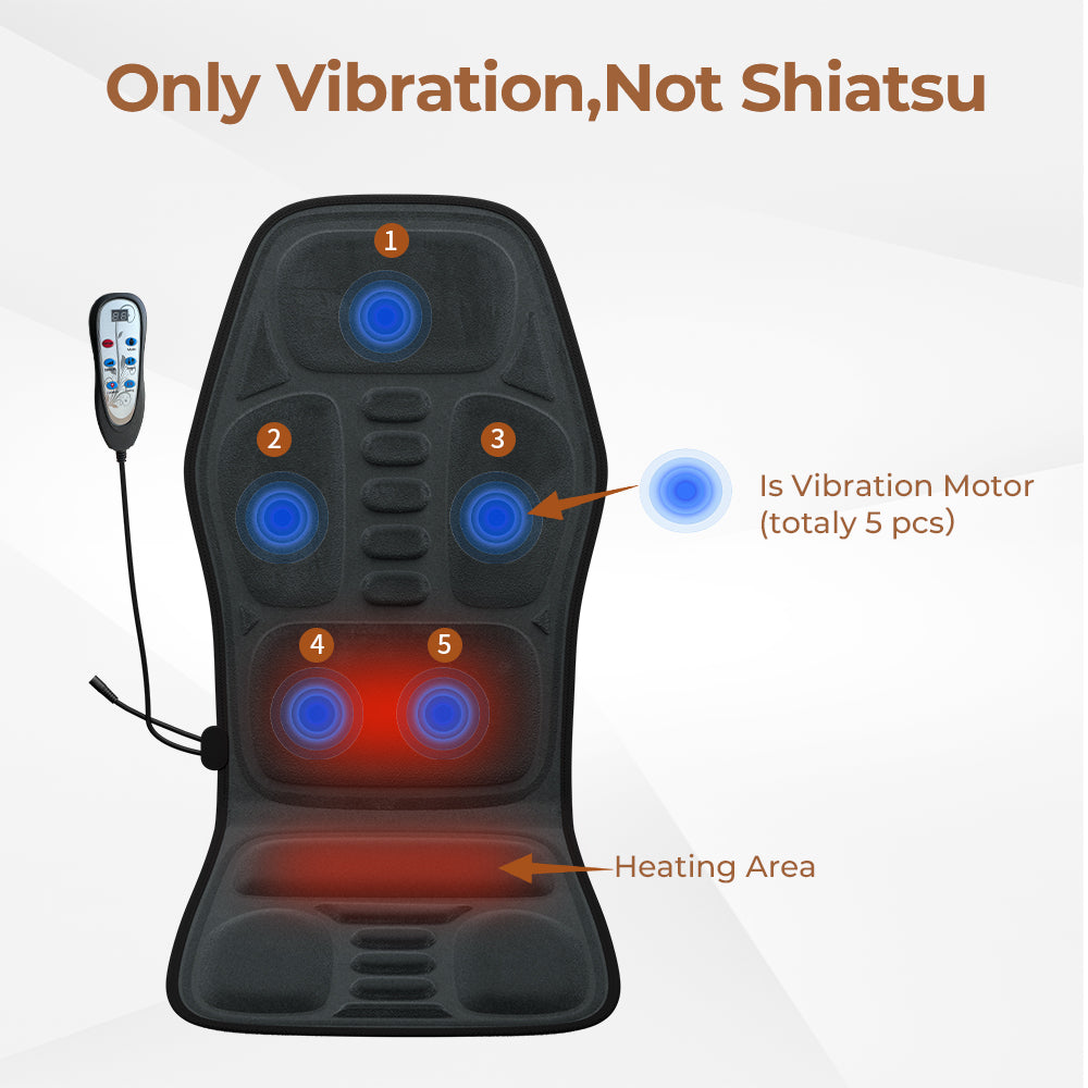 2025 Massage Cushion | 9 Modes | Heat & Kneading