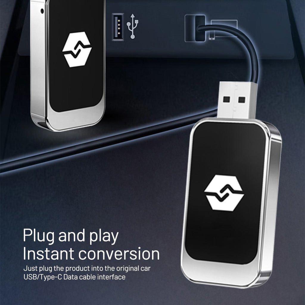 NEW USB Wireless CarPlay Adapter For Wireless Dongle Plug Play