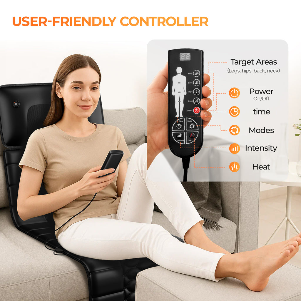 3-in-1 Smart Massager | Feet Neck Full Body | Heating