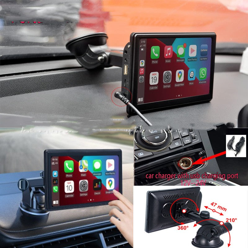 Portable IPS Car Screen | CarPlay & Android Auto