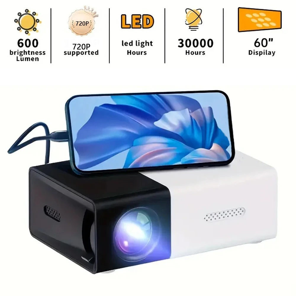 Portable Wired Projector Mobile Phone