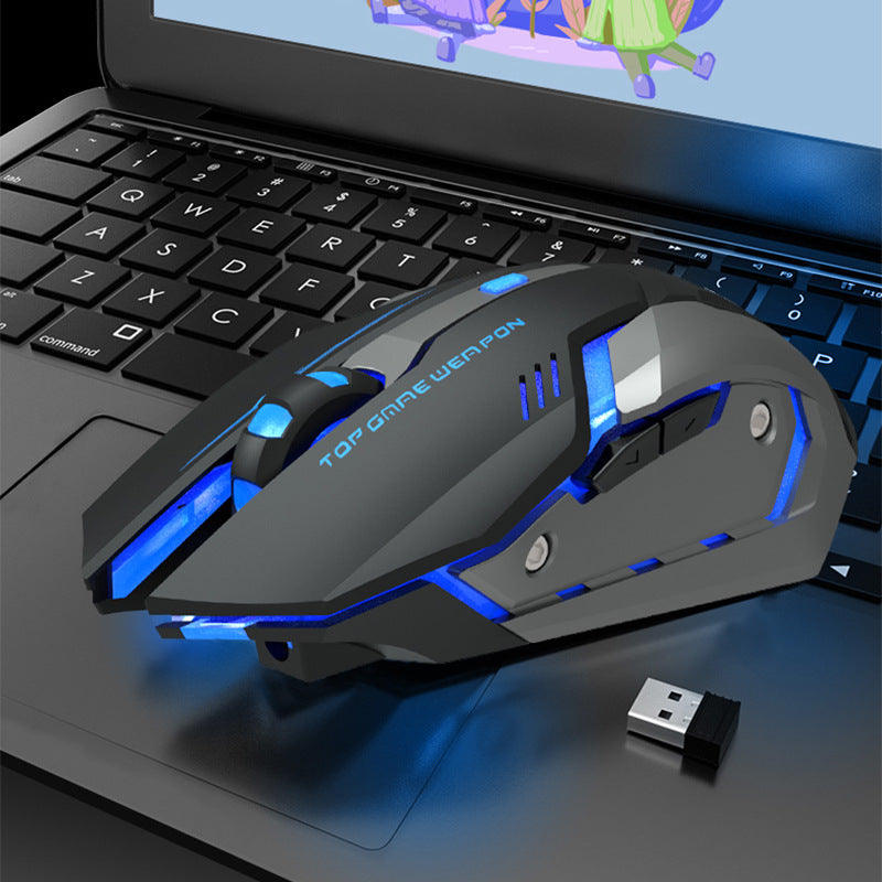 Wireless Charging Silent Gaming Mouse | RGB | T1